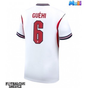 Anglie Marc Guehi #6 Domácí Dres MS 2026 Krátký Rukáv Anglie Marc Guehi #6 Domácí Dres MS 2026 Krátký Rukáv